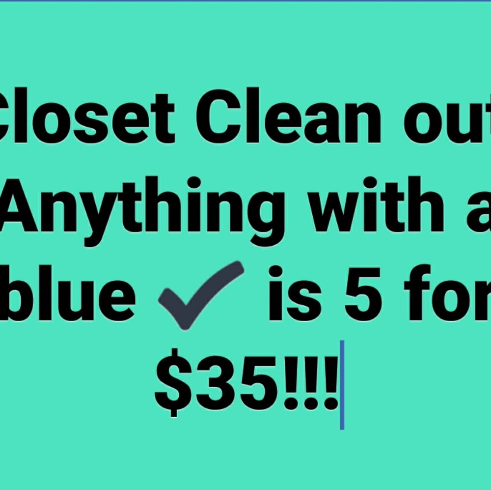 ✔️5 for $35!!!